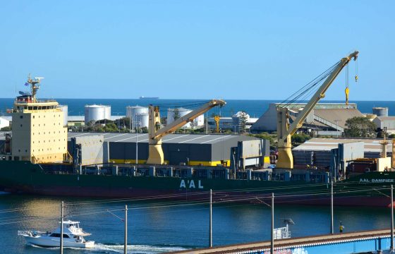 AAL Dampier ship in Fremantle Port