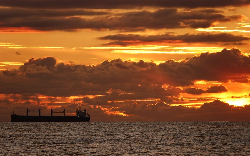 A gorgeous FREO sunset AND a ship Sillouette.. Such a treat