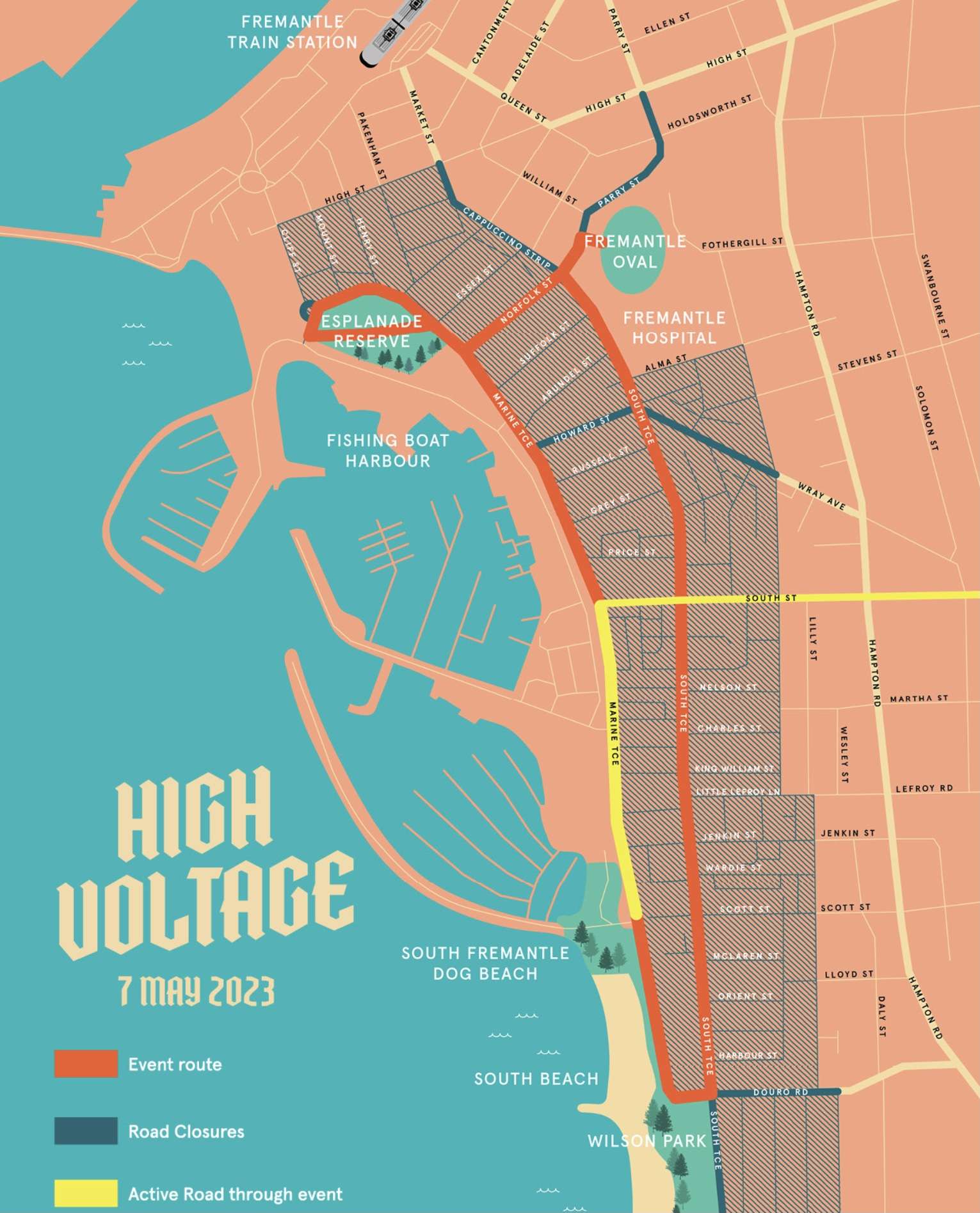 Is your street closed for High Voltage Here s our updated update