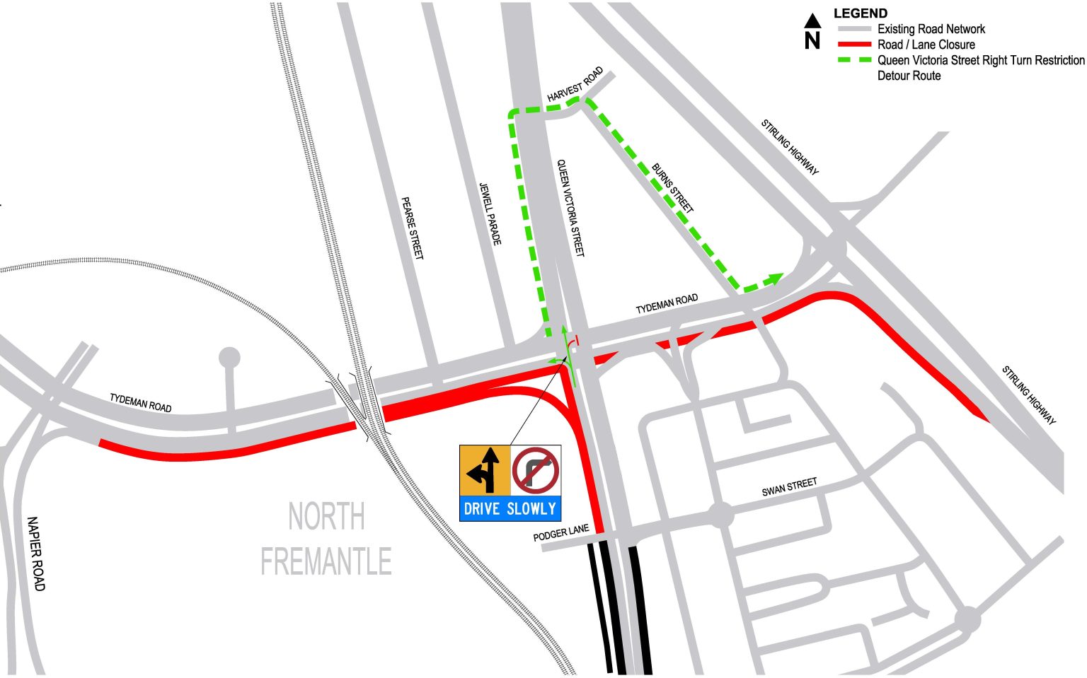 Get Ready - Latest traffic/road changes on New Bridge works - Fremantle ...