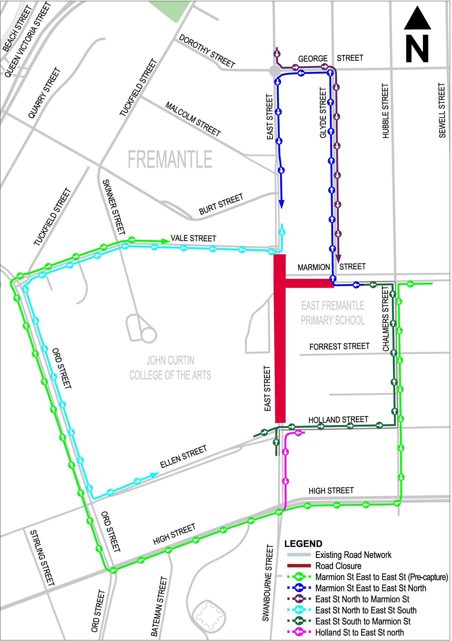 Fremantle Highway Route